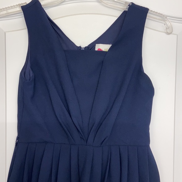 Simple Navy Dress - Picture 2 of 4